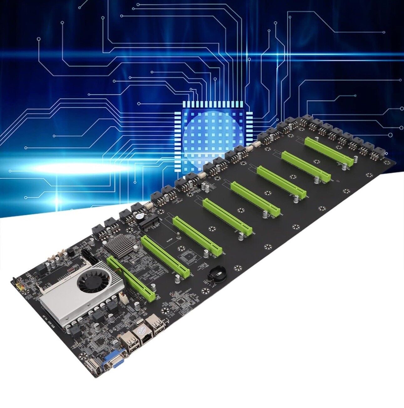 BTC-D37 Mining Rig Machine Motherboard With CPU Support 8 GPU PCIE Slot VGA HDMI
