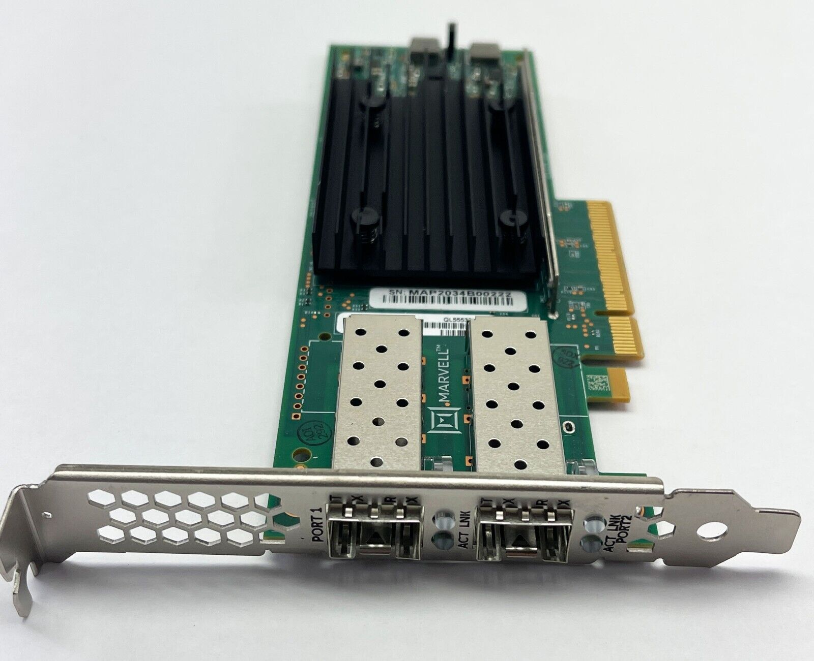 Marvell Qlogic QL55532HLCU Two-Port  PCIe4 x8 Network Adapter Card