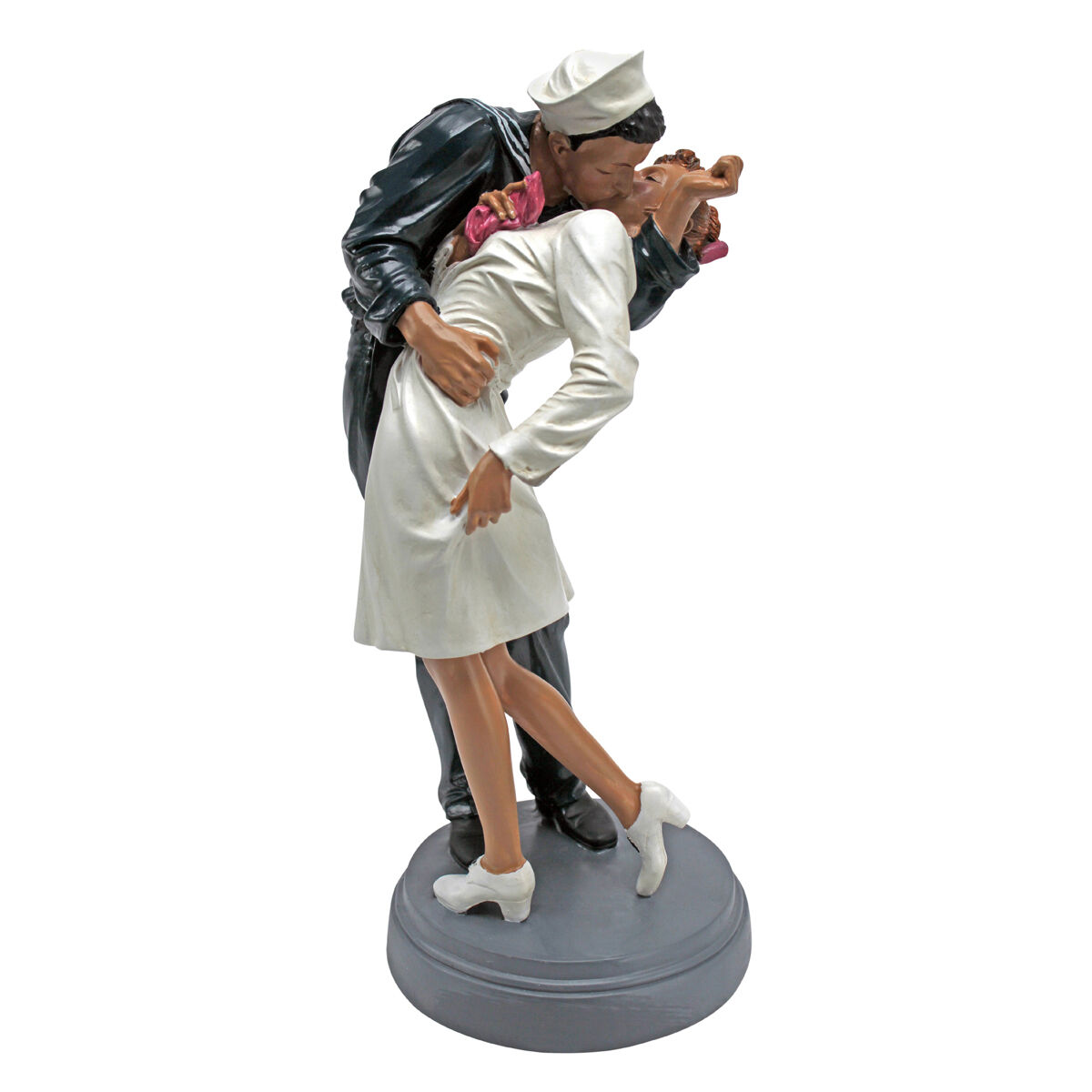 World War II  Sailor & American Nurse The Kiss Statue Romantic Sculpture Small