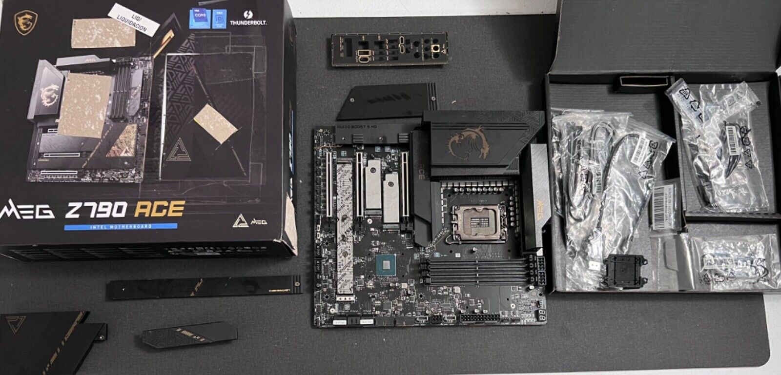 As-is Untested MSI MEG Z790 ACE Motherboard Extended ATX LGA1700