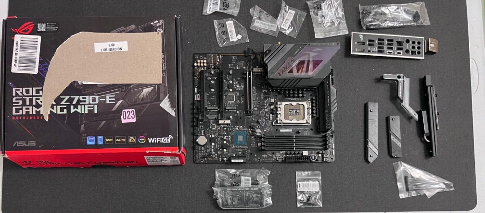 As-is Untested ASUS - ROG STRIX Z790-E GAMING WIFI Motherboard