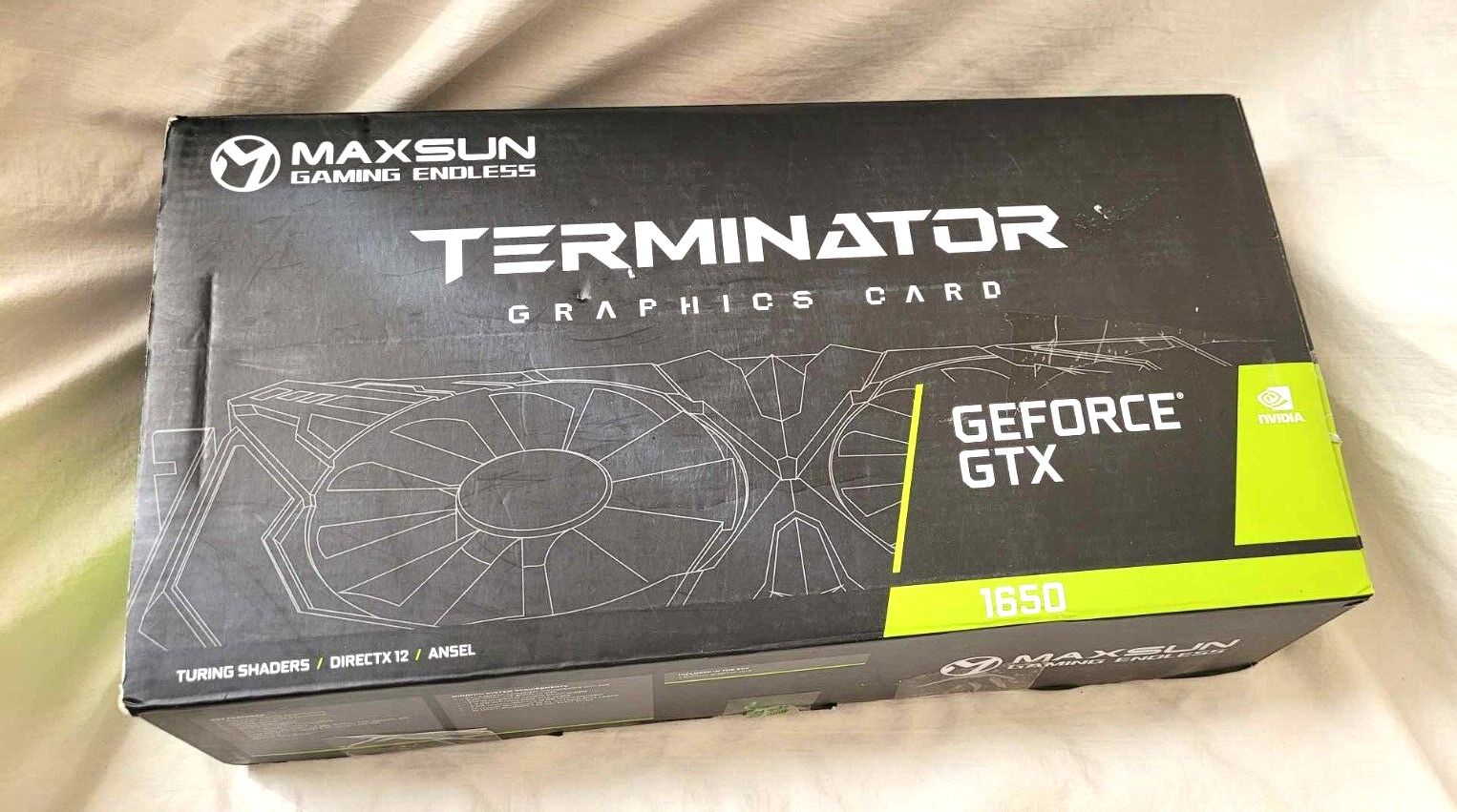 Maxsun Terminator 4GD6 Graphics Card GEFORCE GTX 1650 Gamers Directx 12 NVIDIA