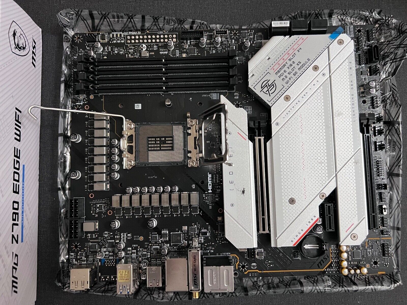 As-is Untested MSI MPG Z790 Edge WiFi DDR4 Gaming Motherboard
