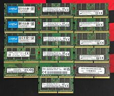 256 GIGABYTES  - LOT OF 16 LAPTOP MEMORY RAM MODULES 16GB EACH TOP BRANDS picture
