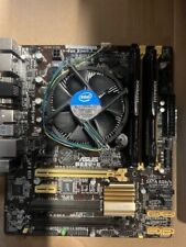 ASUS B85M-E Motherboard LGA 1150 W/ i7-4770 CPU & I/O Shield 16G Ram & Heatsink picture