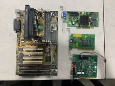 Vintage ASUS P2B Slot 1 Motherboard Combo (CPU/RAM/Vid/Sound/Eth) picture
