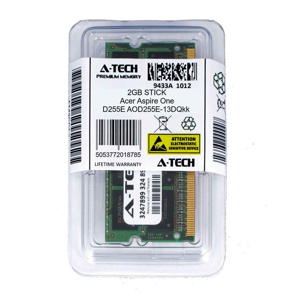 2GB SODIMM Acer Aspire One D255E AO-13DQkk AO-13DQrr AO-13DQws Ram Memory