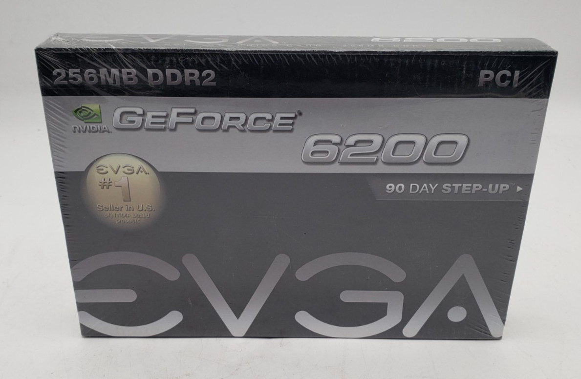 EVGA NVidia GeForce 6200 Graphics Unit | 256MB DDR2 | Factory Sealed EVGA NVidia GeForce 6200 Graphics Unit | 256MB DDR2 | Factory Sealed