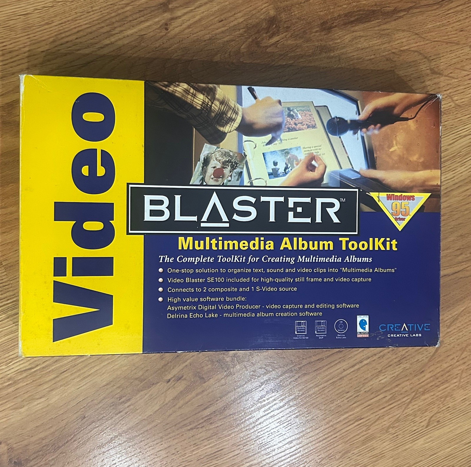 Vtg Creative Labs Video Blaster Editor SE100 Asymetrix’s Digital Video Tool Kit Vtg Creative Labs Video Blaster Editor SE100 Asymetrix’s Digital Video Tool Kit