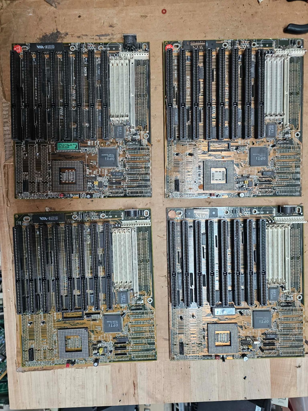 Vintage Lot 4x Main Boards Lucky Star MV035F 486, ISA - Tech Special P&R Vintage Lot 4x Main Boards Lucky Star MV035F 486, ISA - Tech Special P&R