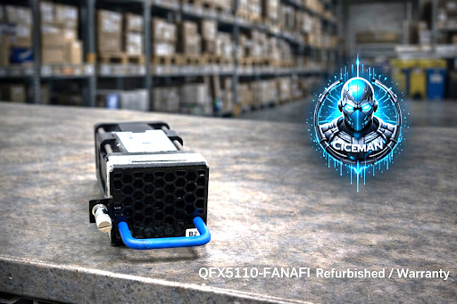 QFX5110-FANAFI for the Juniper QFX5110 Series Back to Front Airflow Switch Fan QFX5110-FANAFI for the Juniper QFX5110 Series Back to Front Airflow Switch Fan