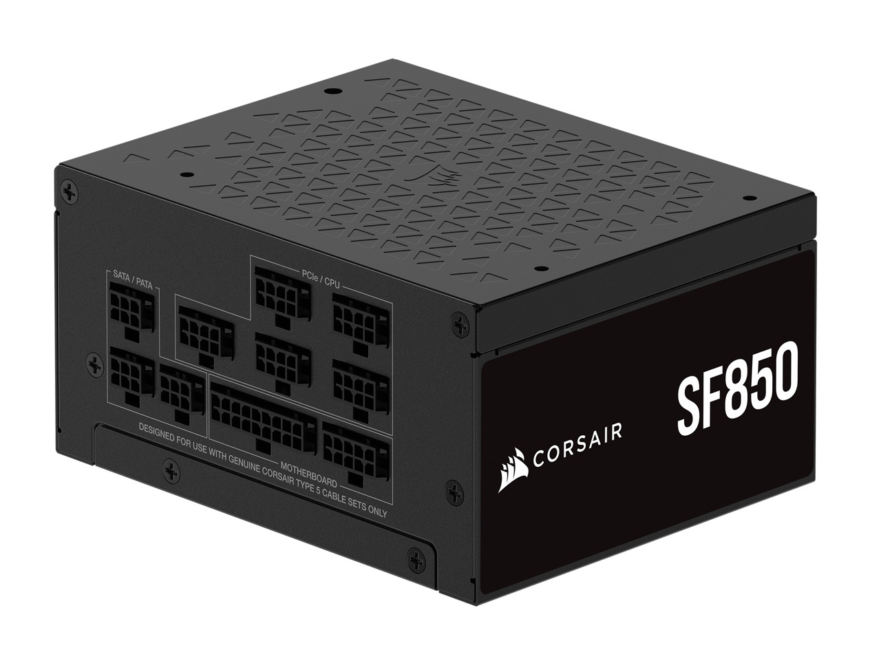 Corsair SF Series (2024) SF850, 80 PLUS Platinum, Fully Modular SFX Power Supply Corsair SF Series (2024) SF850, 80 PLUS Platinum, Fully Modular SFX Power Supply