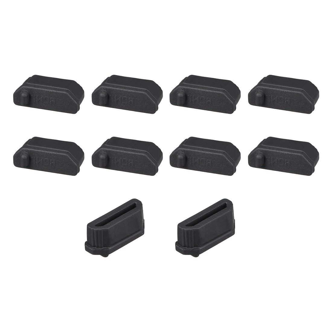 10pcs Silicone TV Anti-Dust Stopper Cap Cover for FEMALE Port Black 10pcs Silicone TV Anti-Dust Stopper Cap Cover for FEMALE Port Black