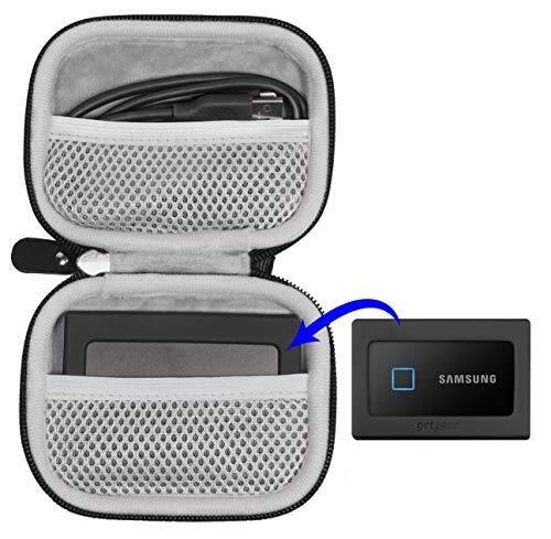 Protective case for Samsung T7, T7 Touch Portable SSD - 1TB, 2TB, 500GB, USB 3.2 Protective case for Samsung T7, T7 Touch Portable SSD - 1TB, 2TB, 500GB, USB 3.2