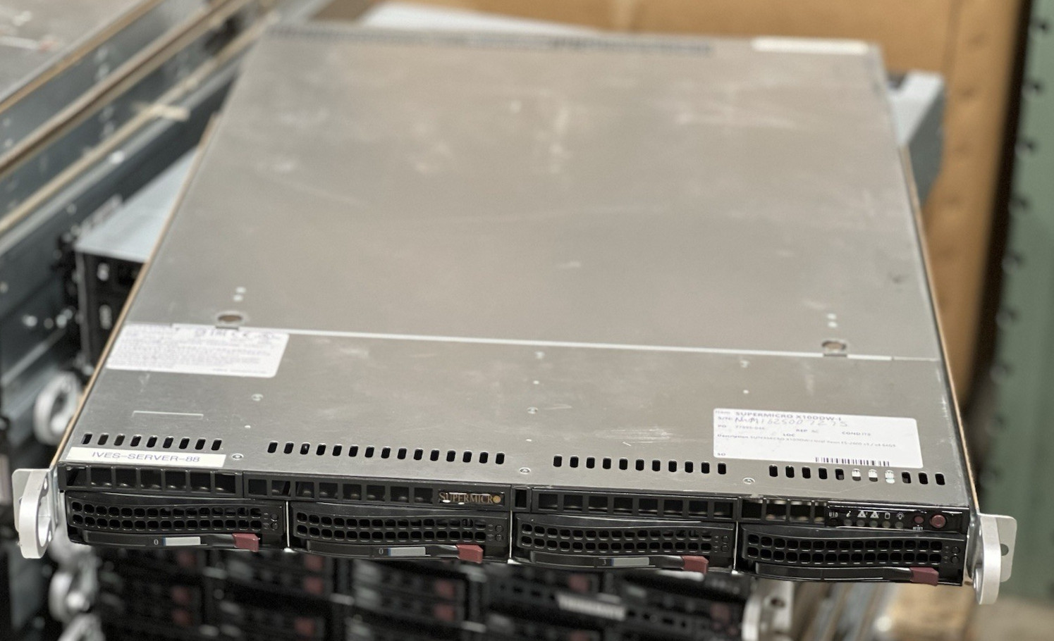 Supermicro SuperServer 6018R-TDW | SYS-6018R-TDW, 64GB RAM-No HDD/Power Cord Supermicro SuperServer 6018R-TDW | SYS-6018R-TDW, 64GB RAM-No HDD/Power Cord