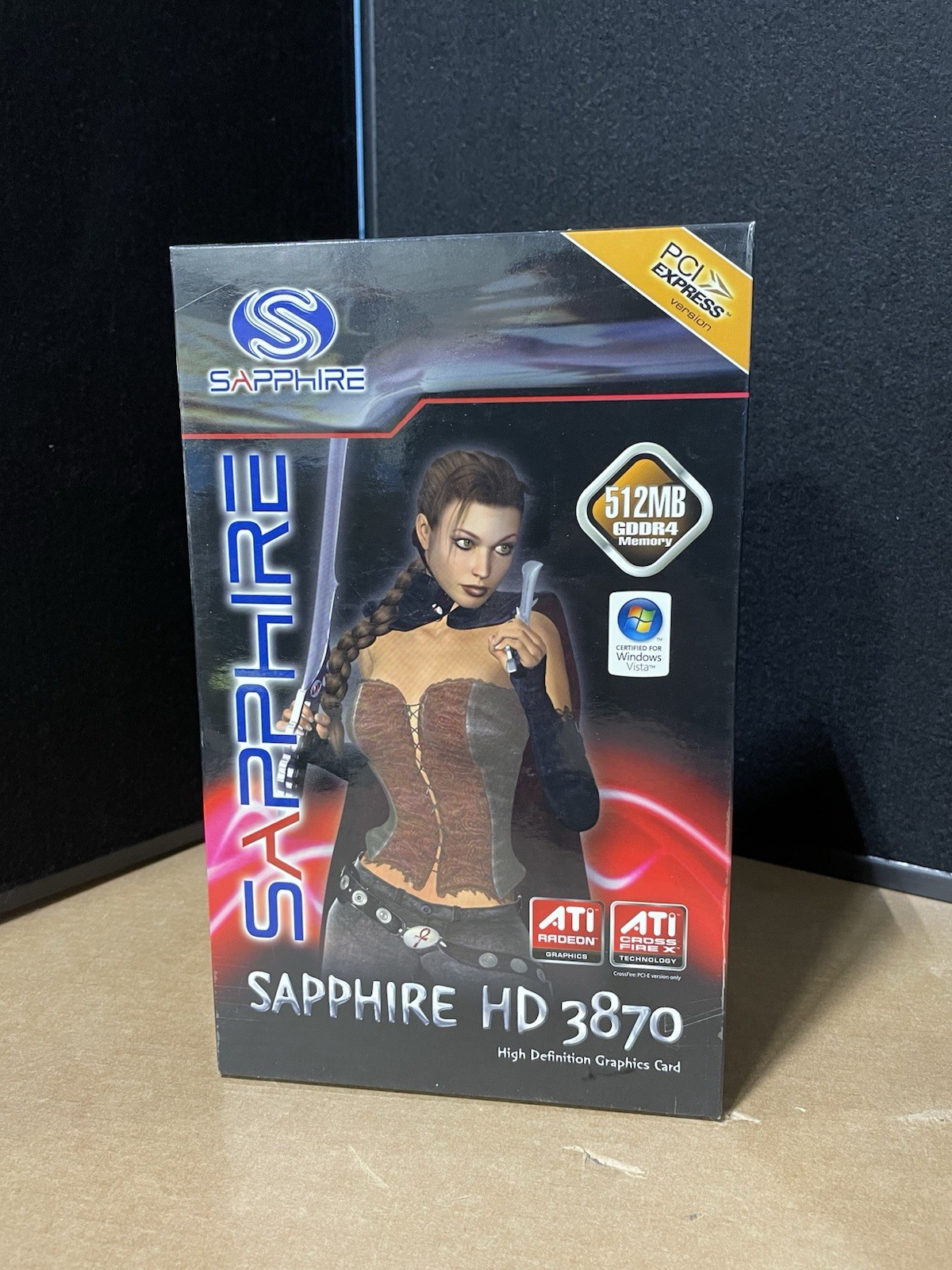 Sapphire HD 3870 ATI Radeon Graphics Card Kit 512MB GDDR4 Sealed Box New Sapphire HD 3870 ATI Radeon Graphics Card Kit 512MB GDDR4 Sealed Box New