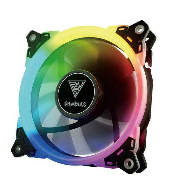 GAMDIAS AEOLUS M1 M2 SkyTech OEM Proprietary 8-Pin RGB PC Case Fan 56CFM 1500RPM GAMDIAS AEOLUS M1 M2 SkyTech OEM Proprietary 8-Pin RGB PC Case Fan 56CFM 1500RPM