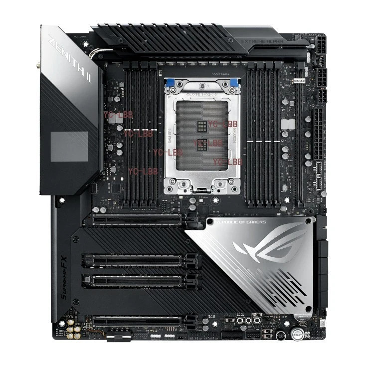 For ASUS ROG ZENITH II EXTREME ALPHA motherboard sTRX4 DDR4 256G E-ATX Tested ok