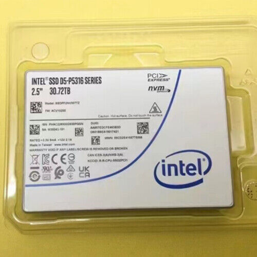 INTEL SSD U.2 NVME 30.72TB D5-P5316