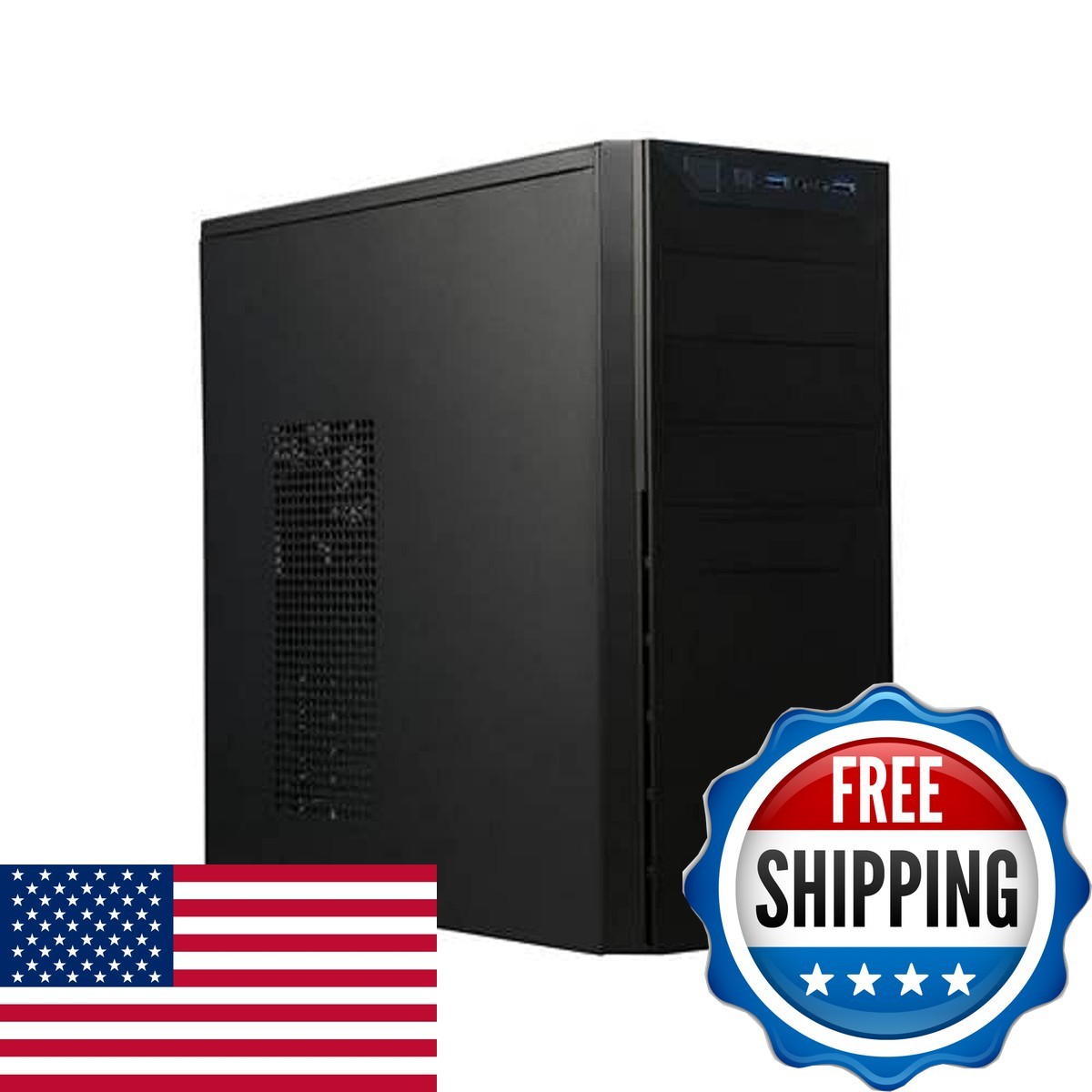 Antec VSK4000E-U3_US Mid-Tower ATX PC Case, SGCC Steel Antec VSK4000E-U3_US Mid-Tower ATX PC Case, SGCC Steel