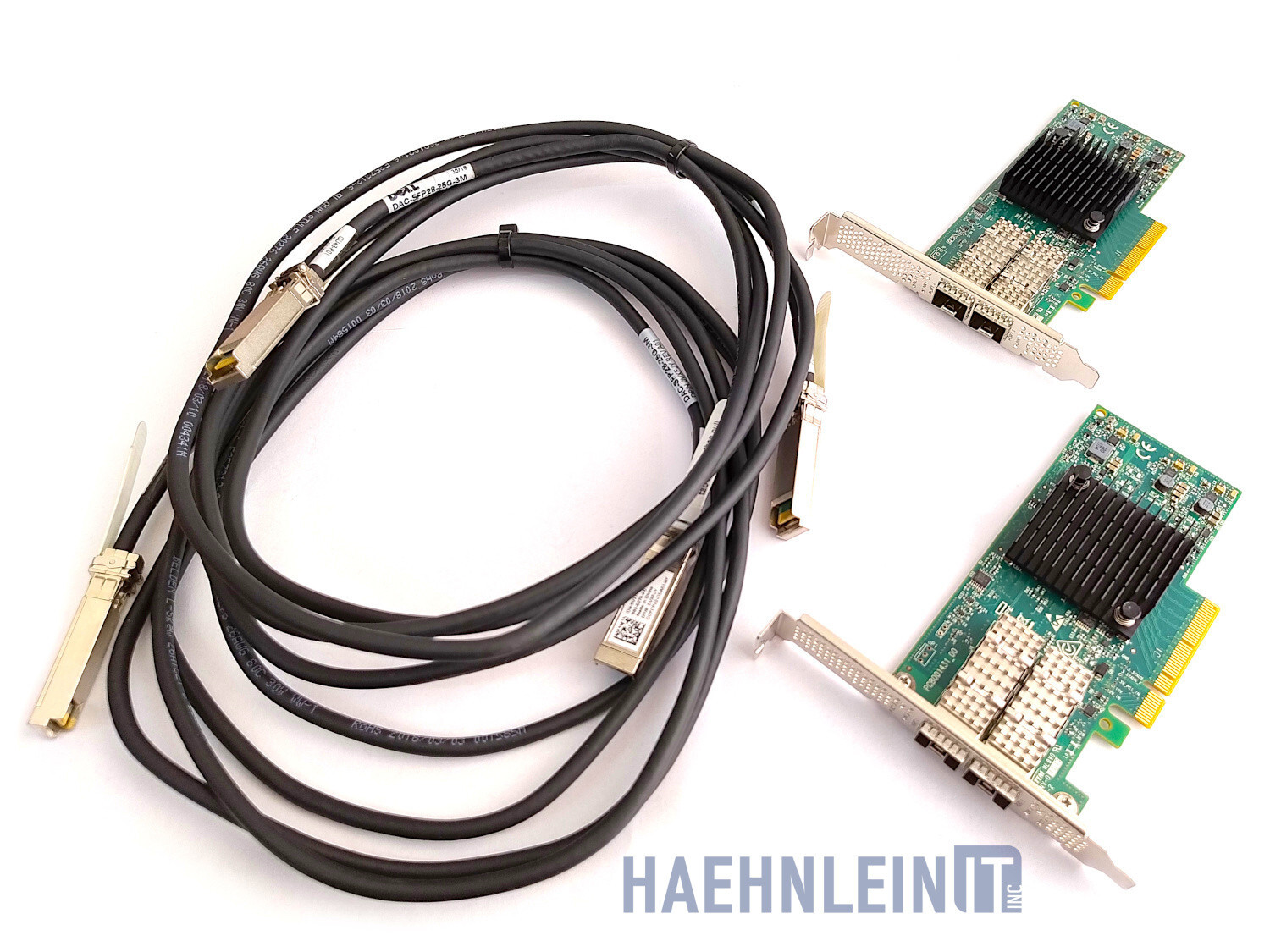 25Gbe Networking Kit HP Mellanox ConnectX-4 LX 640SFP28 25GB DAC 2x 3m Cable 25Gbe Networking Kit HP Mellanox ConnectX-4 LX 640SFP28 25GB DAC 2x 3m Cable