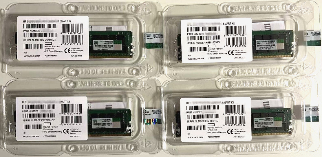 NEW HPE P00924-B21 P03052-091 2RX4 32GB DDR4 PC4-2933Y RDIMM Server RAM Memory NEW HPE P00924-B21 P03052-091 2RX4 32GB DDR4 PC4-2933Y RDIMM Server RAM Memory