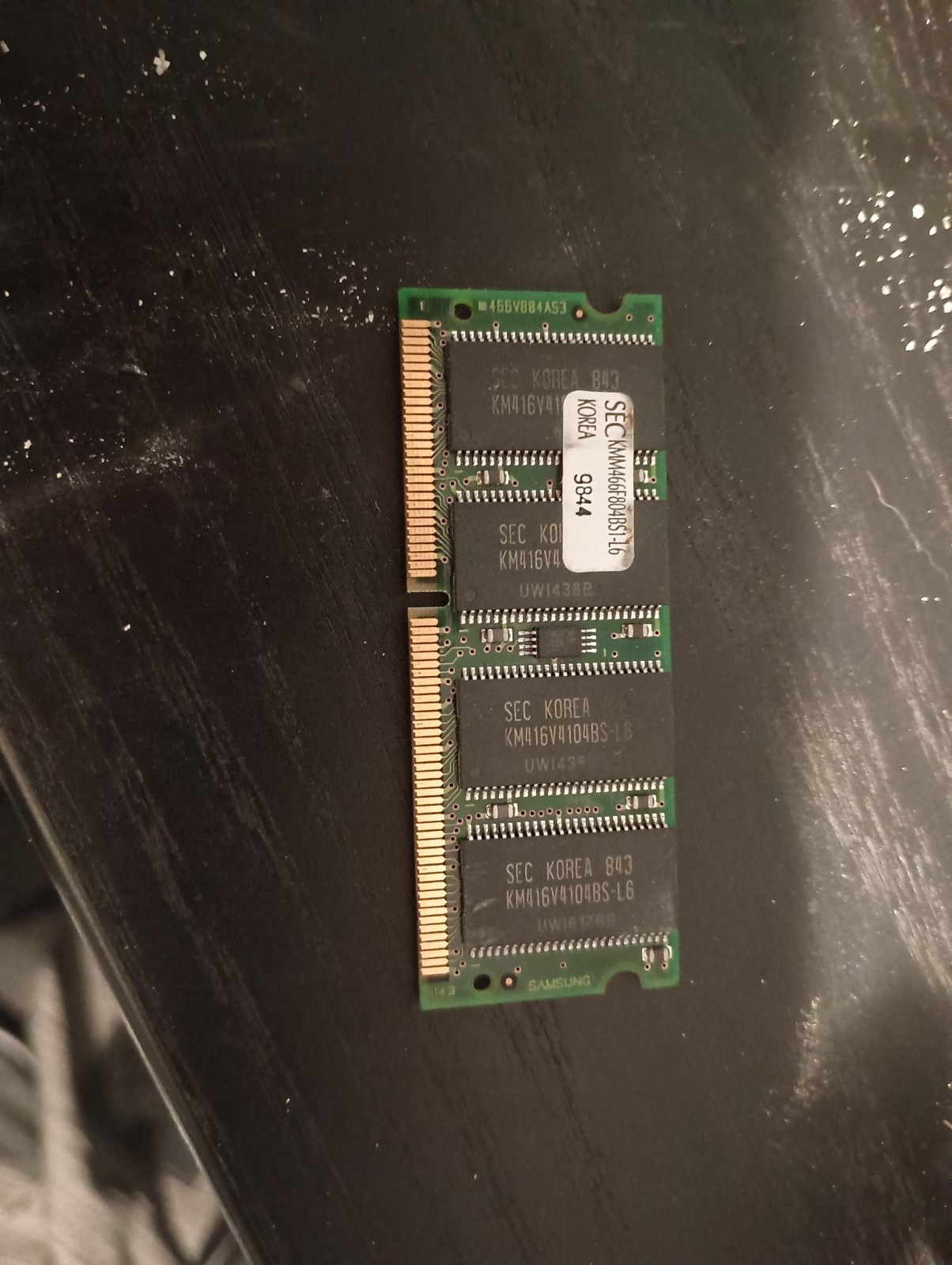 P/N  KMM466S823BT2-F0.  Samsung 64MB PC66 66MHz non-ECC Unbuffered 144-Pin SoDim
