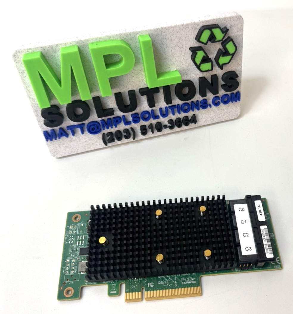 Lenovo ThinkSystem 430-16i 12G SAS/SATA Hot Bus Adapter FRU P/N: 01KN501 Tested Lenovo ThinkSystem 430-16i 12G SAS/SATA Hot Bus Adapter FRU P/N: 01KN501 Tested