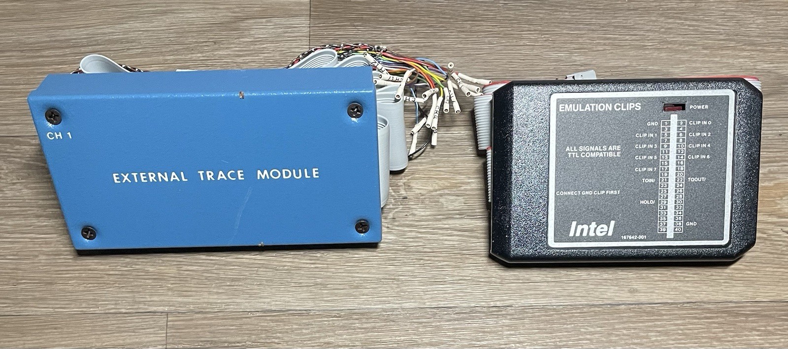 Vintage Intel Emulation Clips Emulator w/ External Trace Module
