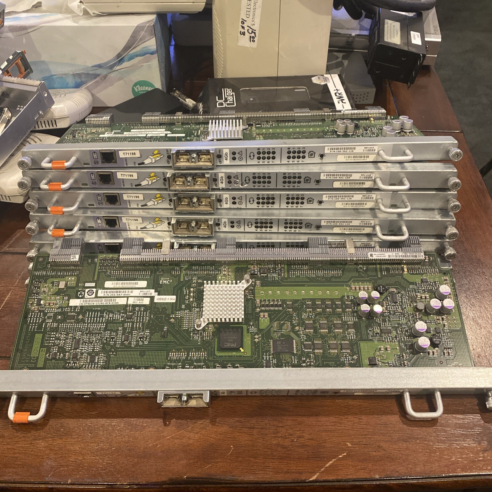 EMC DELL DAE 4P KTN STL4 4GB FIBER BOARD 100 562 126 TR616 204 067 900C Lot 7x EMC DELL DAE 4P KTN STL4 4GB FIBER BOARD 100 562 126 TR616 204 067 900C Lot 7x