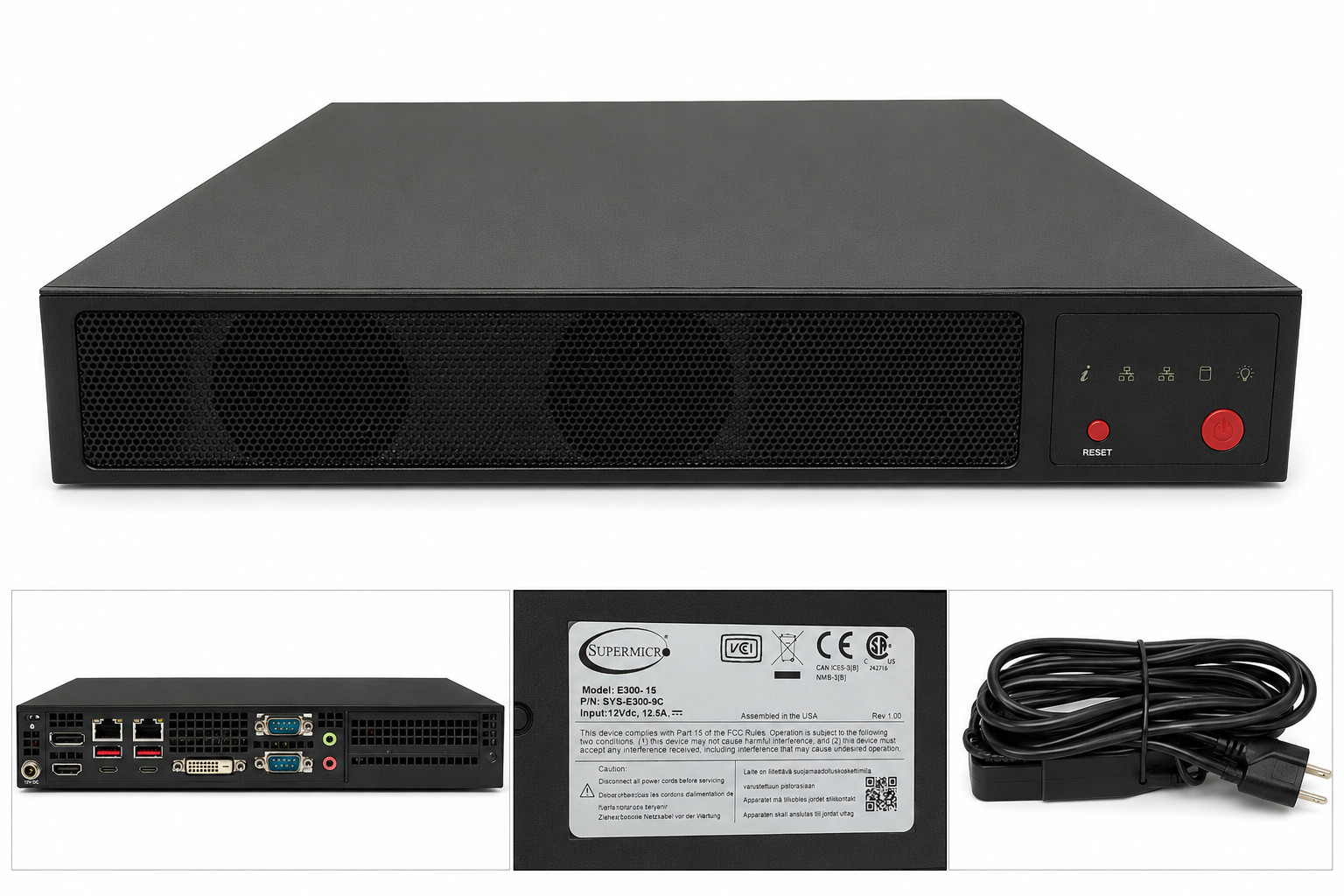 Supermicro SuperServer E300-15 - SYS-e300-9C - 16GB RAM 240GB Samsung SSD Supermicro SuperServer E300-15 - SYS-e300-9C - 16GB RAM 240GB Samsung SSD