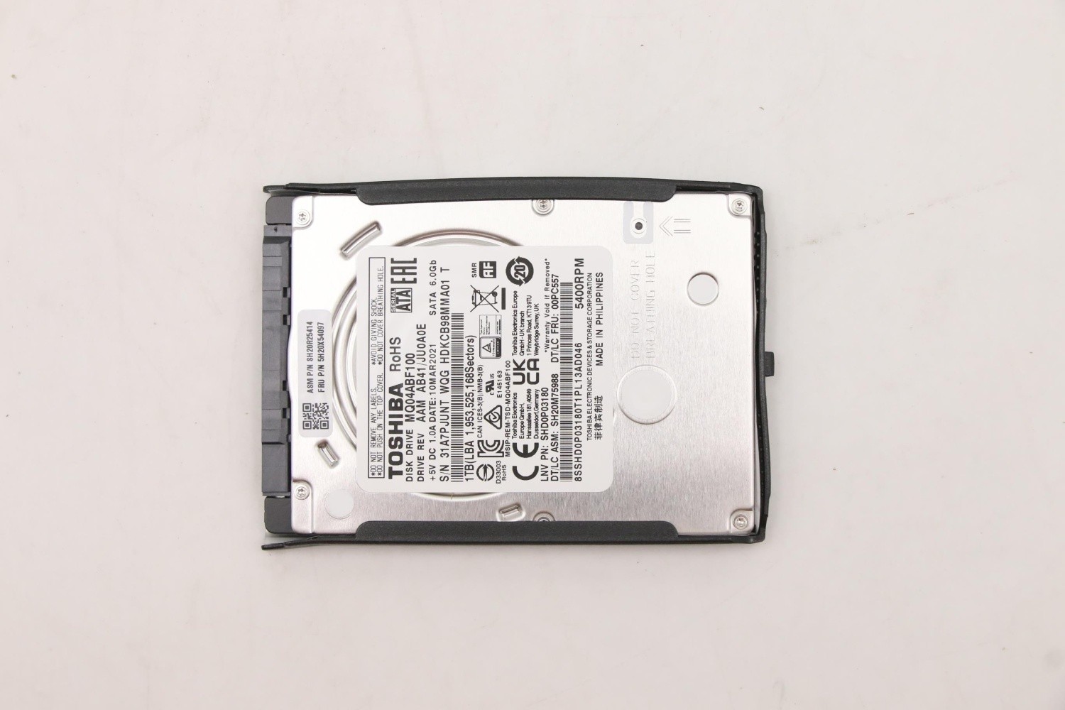 Genuine 5H20X54097 Lenovo Hard Drive E15 Genuine 5H20X54097 Lenovo Hard Drive E15