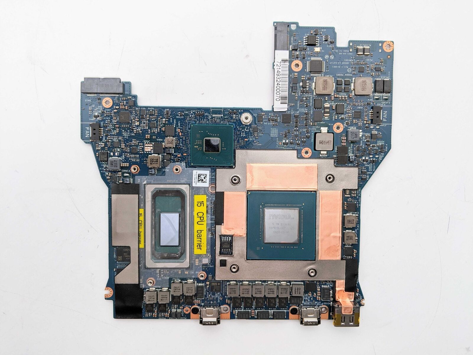 XDWN8 Alienware Intel i7-11800H 16GB GeForce RTX 3070 Motherboard X15 *READ*