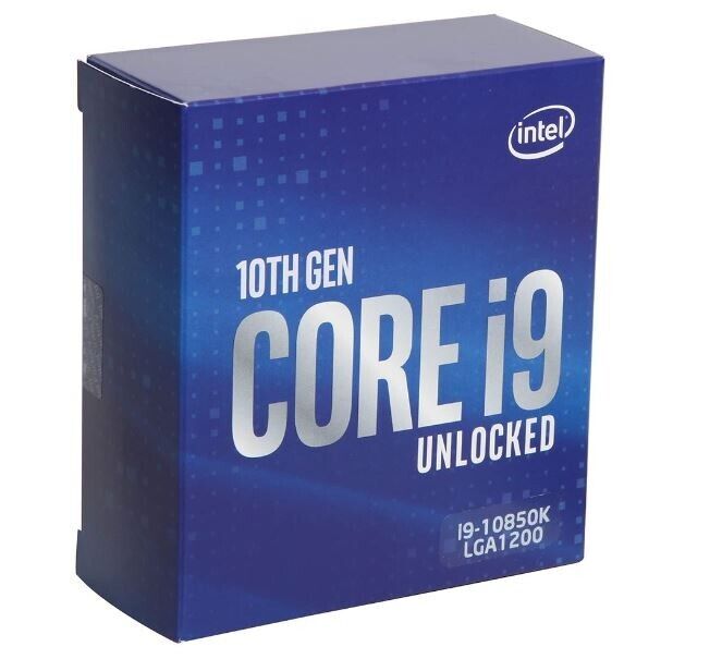 Intel Core I9-10850k 10th Gen. up to 5.2 GHz Unlocked 125w Brand New Sealed