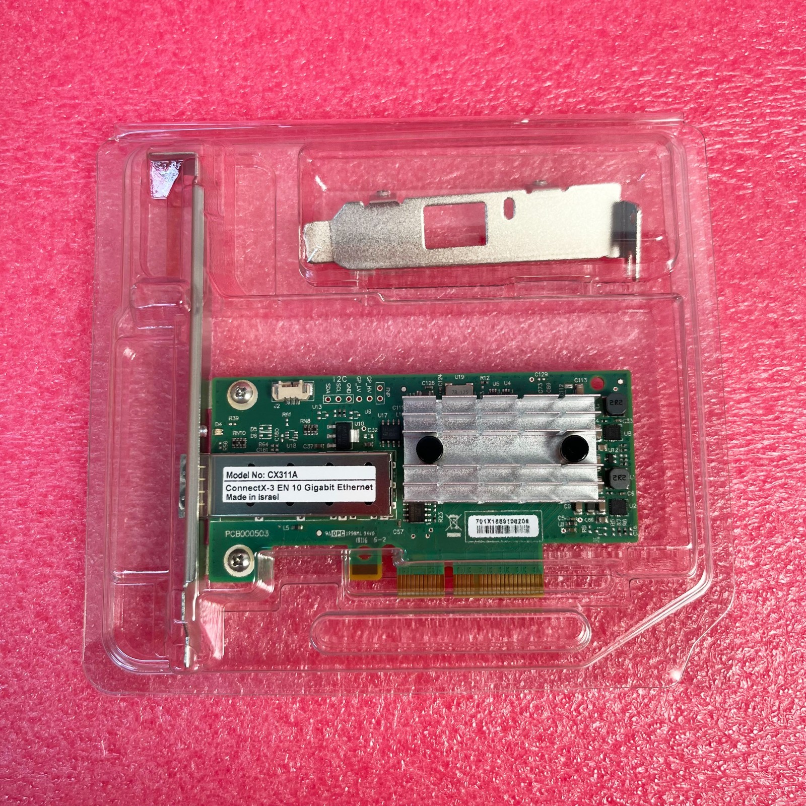 Mellanox MCX311A-XCAT ConnectX-3 EN 10G Ethernet 10GbE SFP+ PCIe NIC w/2 Bracket