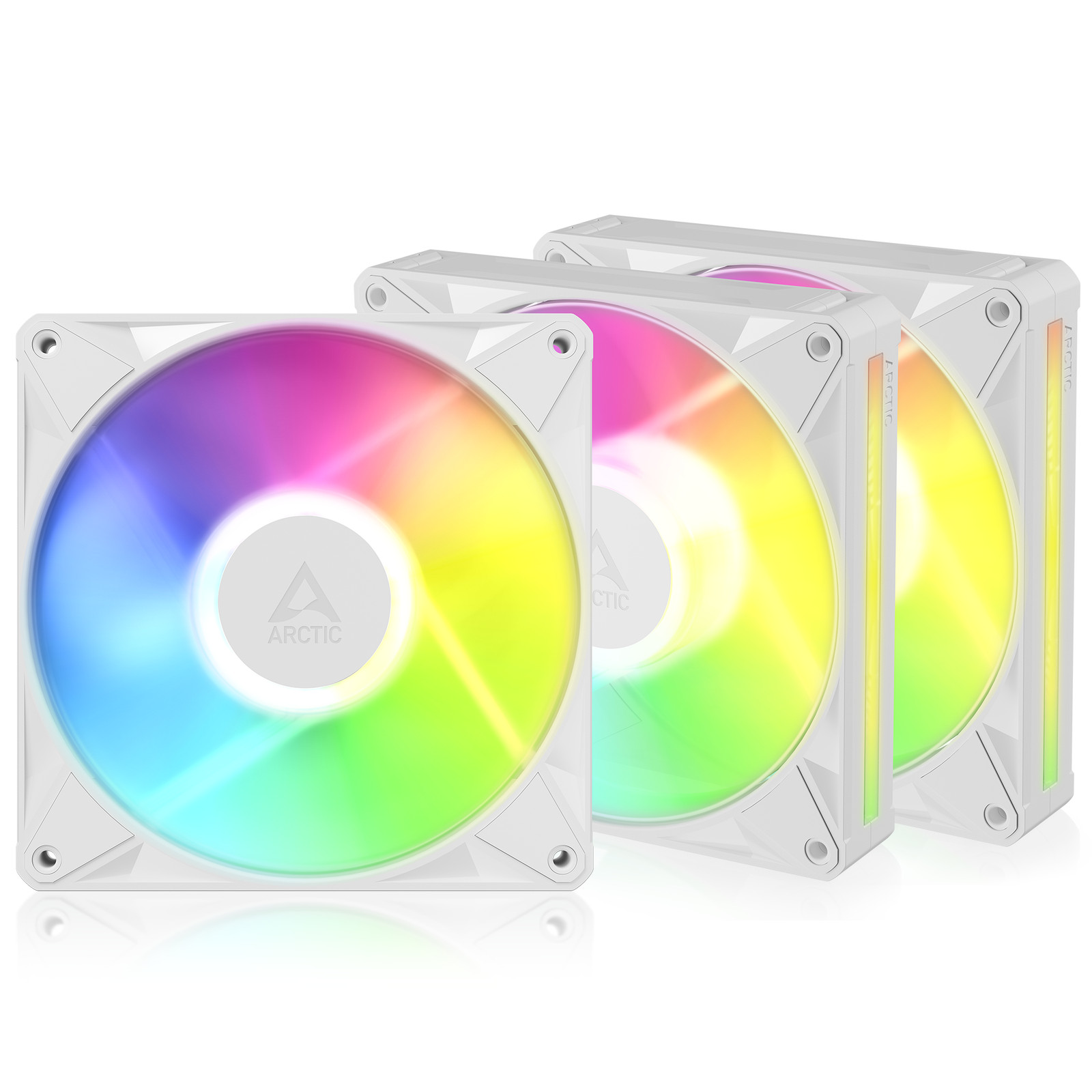 ARCTIC BioniX P14 A-RGB (3 PACK) white PC Case Fan 140mm Gaming Daisy Chain ARCTIC BioniX P14 A-RGB (3 PACK) white PC Case Fan 140mm Gaming Daisy Chain