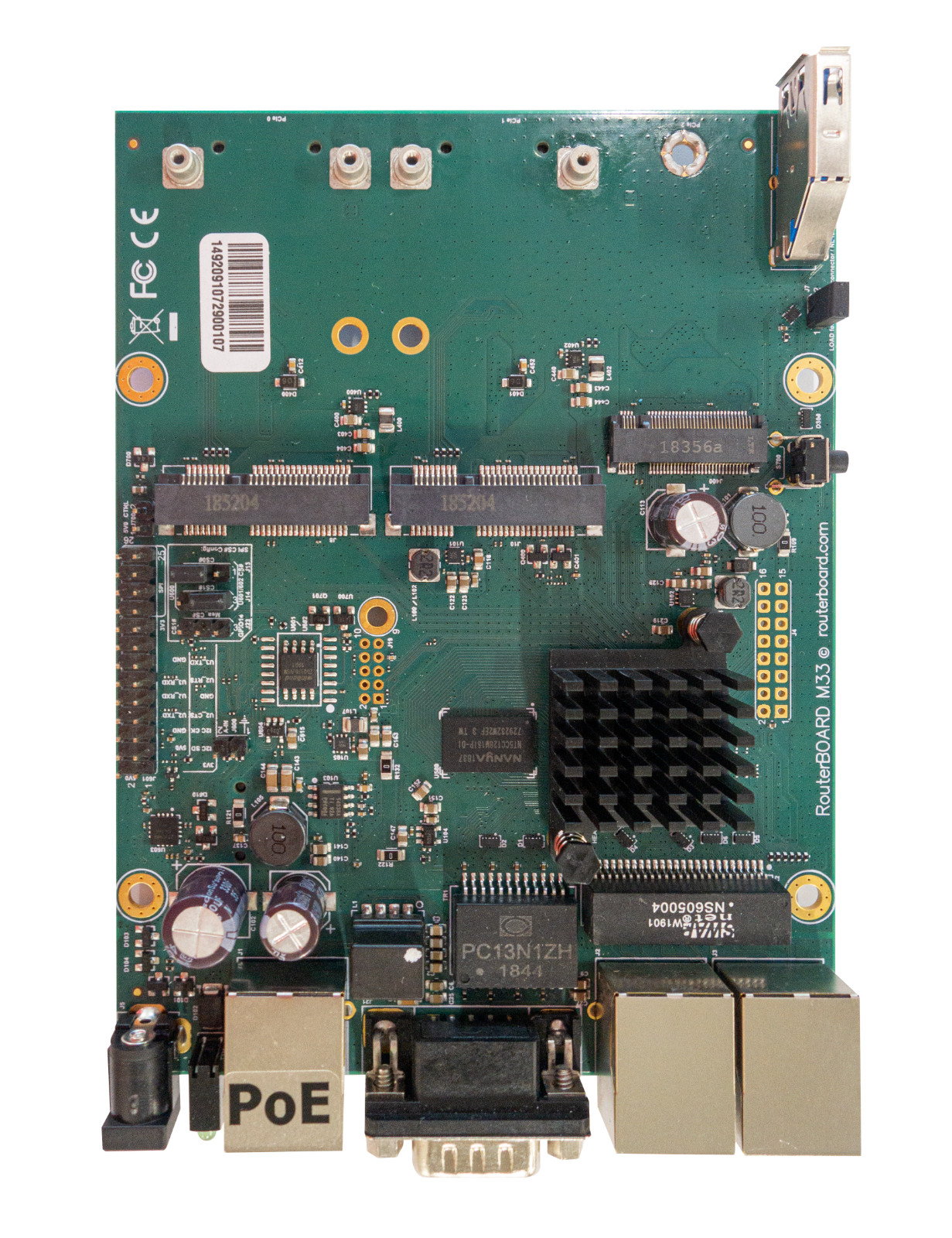 MIKROTIK Powerful OEM RouterBOARD Gigabit LAN and two miniPCIe slots RBM33G MIKROTIK Powerful OEM RouterBOARD Gigabit LAN and two miniPCIe slots RBM33G