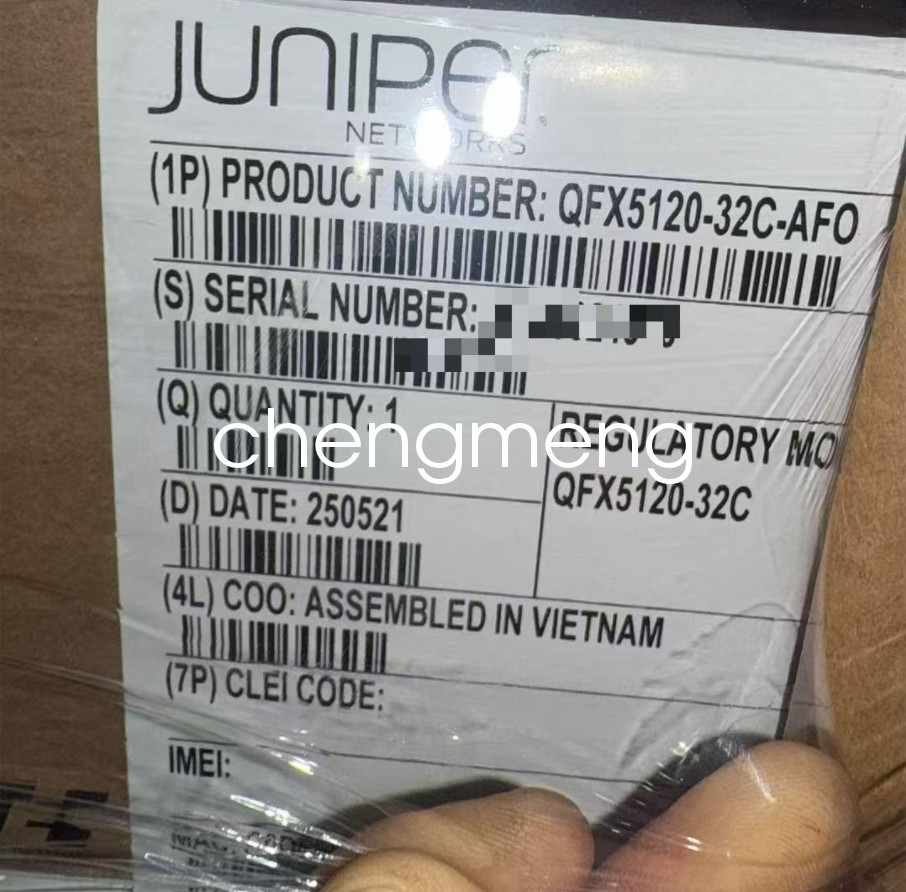 1PCS New Sealed Juniper QFX5120-32C-AFO 32x100GbE Switch with Dual Power Supply 1PCS New Sealed Juniper QFX5120-32C-AFO 32x100GbE Switch with Dual Power Supply