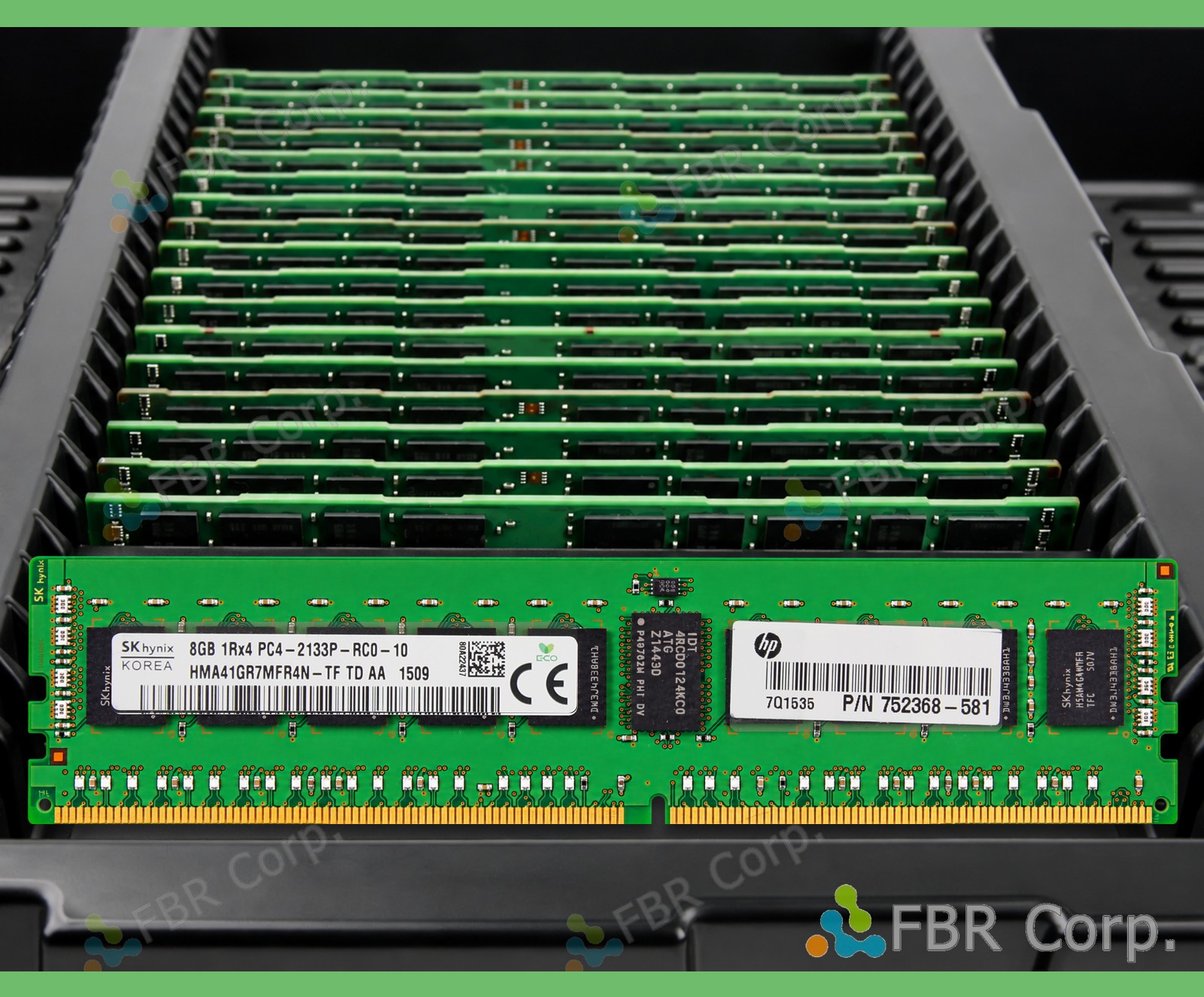 Grade A SK Hynix HPE 8GB PC4-2133P DDR4 1Rx4 RDIMM RAM HMA41GR7MFR4N-TF LOT Grade A SK Hynix HPE 8GB PC4-2133P DDR4 1Rx4 RDIMM RAM HMA41GR7MFR4N-TF LOT