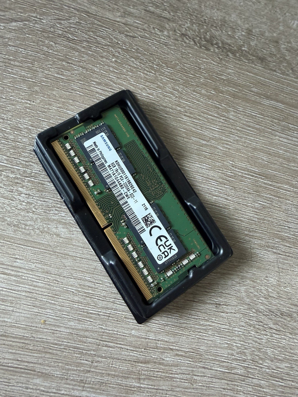 SAMSUNG 8GB 1RX16PC4-3200AA-SC0-11-M471A1G44AB0-CWE-LAPTOP MEMORY SAMSUNG 8GB 1RX16PC4-3200AA-SC0-11-M471A1G44AB0-CWE-LAPTOP MEMORY