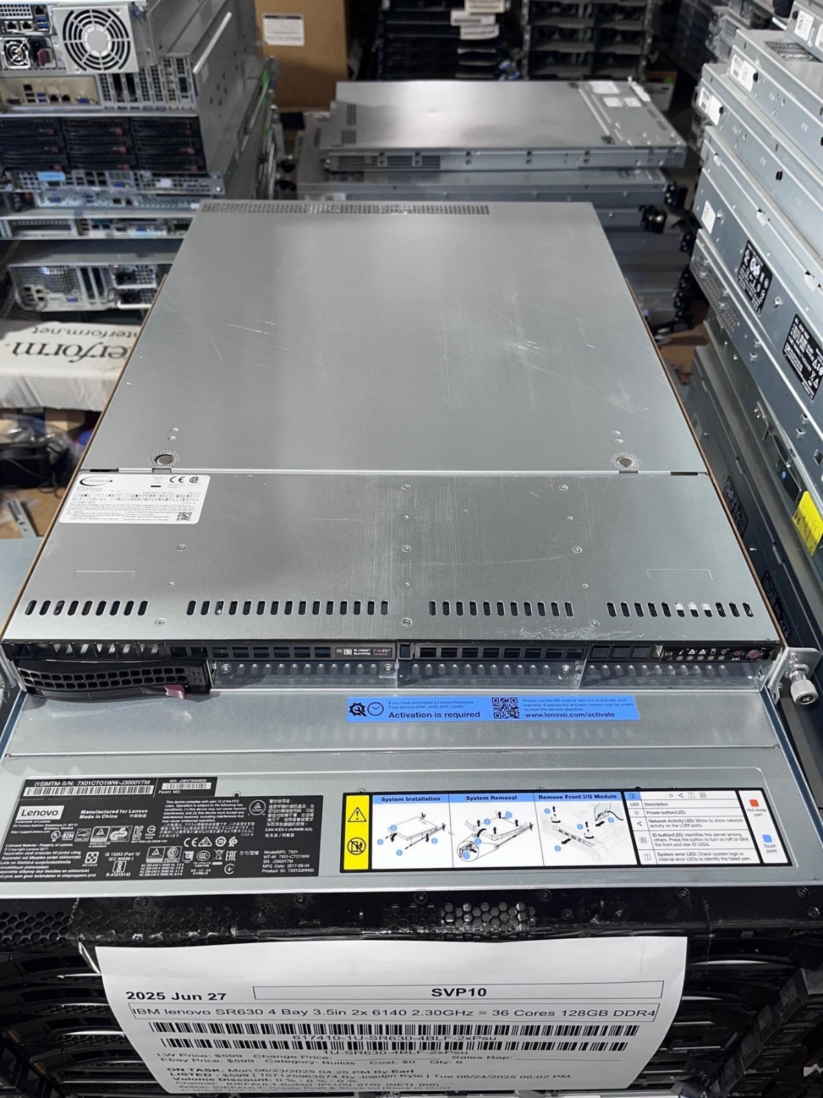 Supermicro 1U Server X11SCW-F Xeon E-2174G 16GB RAM 1x M.2 NVME 3x PCI-e 2x PSU