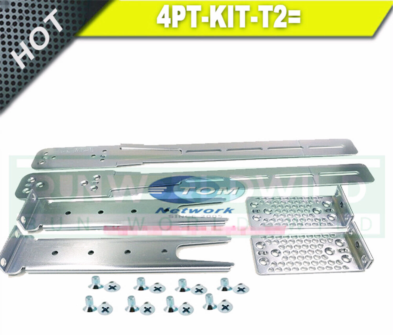 1 set 4PT-KIT-T2 Rack Mount Bracke For Cisco C9300-48UXM-A 1 set 4PT-KIT-T2 Rack Mount Bracke For Cisco C9300-48UXM-A