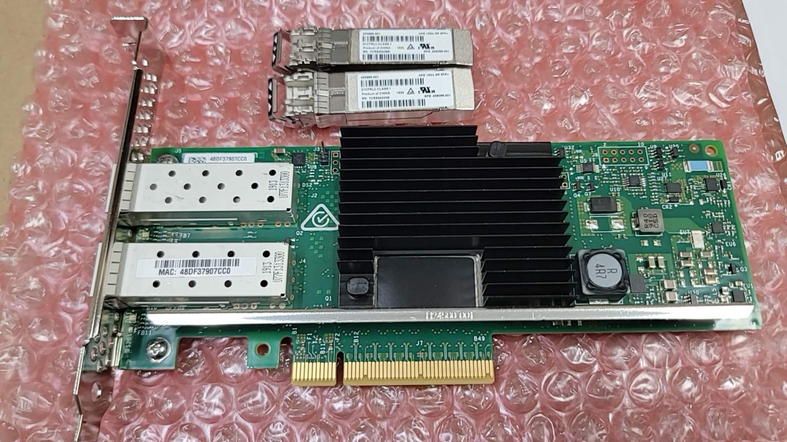 HPE 10Gb 2-port 562SFP+ Ethernet card 790316-001 784304-001 727055-B21 SFPx2Both HPE 10Gb 2-port 562SFP+ Ethernet card 790316-001 784304-001 727055-B21 SFPx2Both