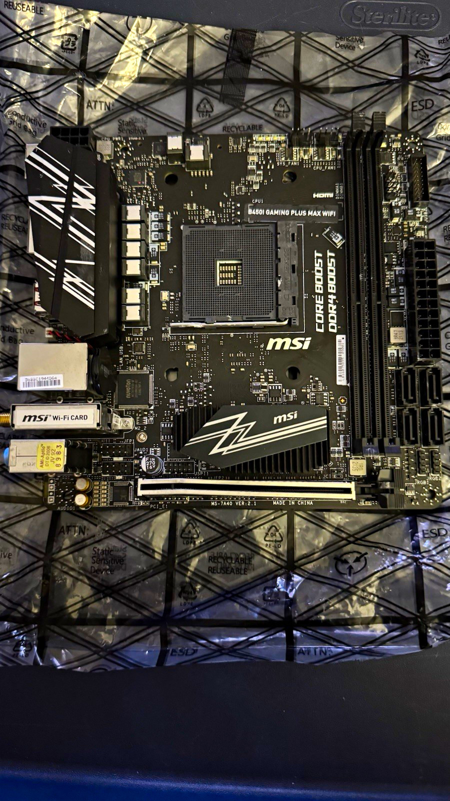 MSI B450I GAMING PLUS MAX WIFI AM4 DDR4 Wi-Fi Gaming Motherboard HDMI