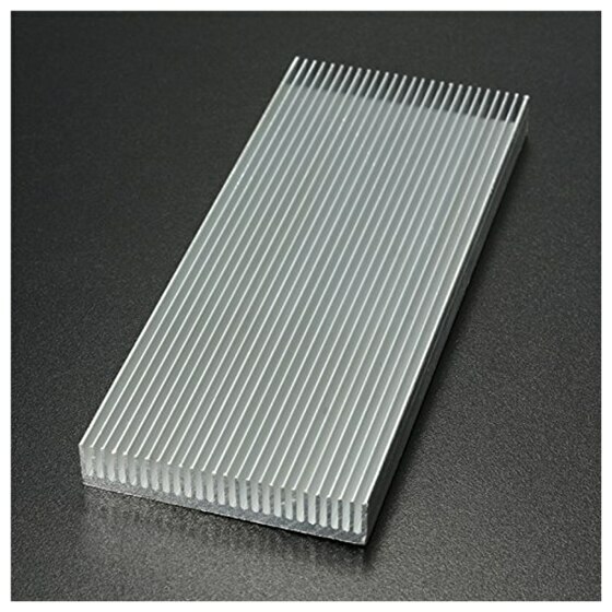 4pcs Aluminum Heat Sink Heatsink High Power LED Amplifier Transistor 100x41x8mm