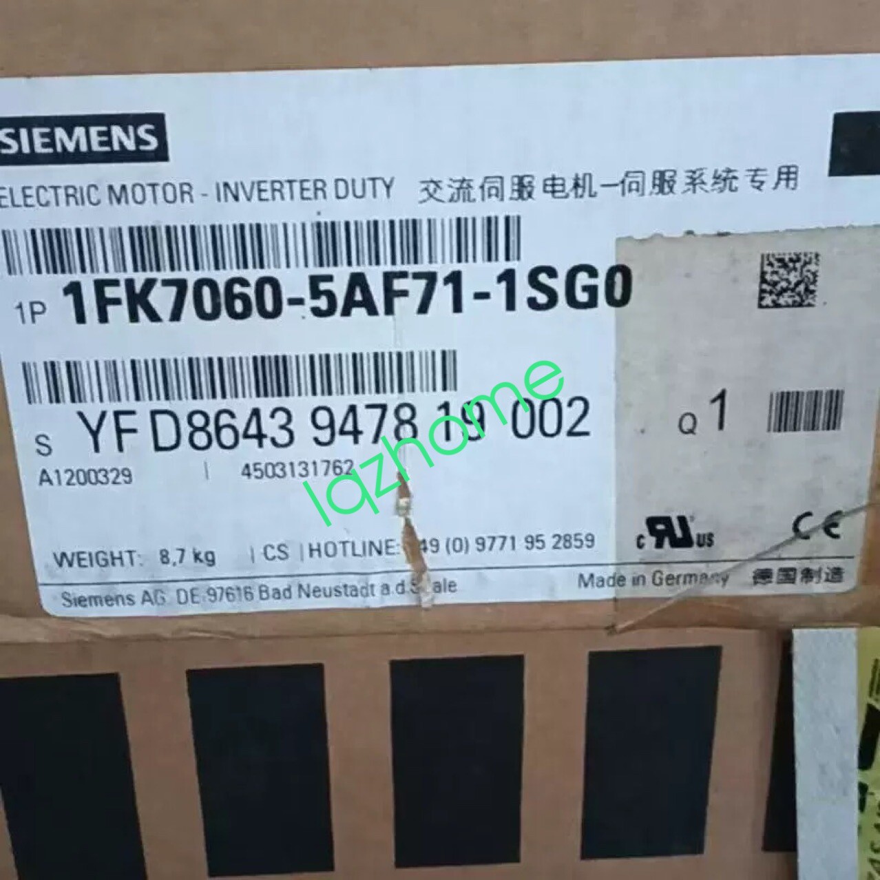 1piece NEW SIEMENS Servo Motor 1FK7060-5AF71-1SG0 Expedited Shipping #Y