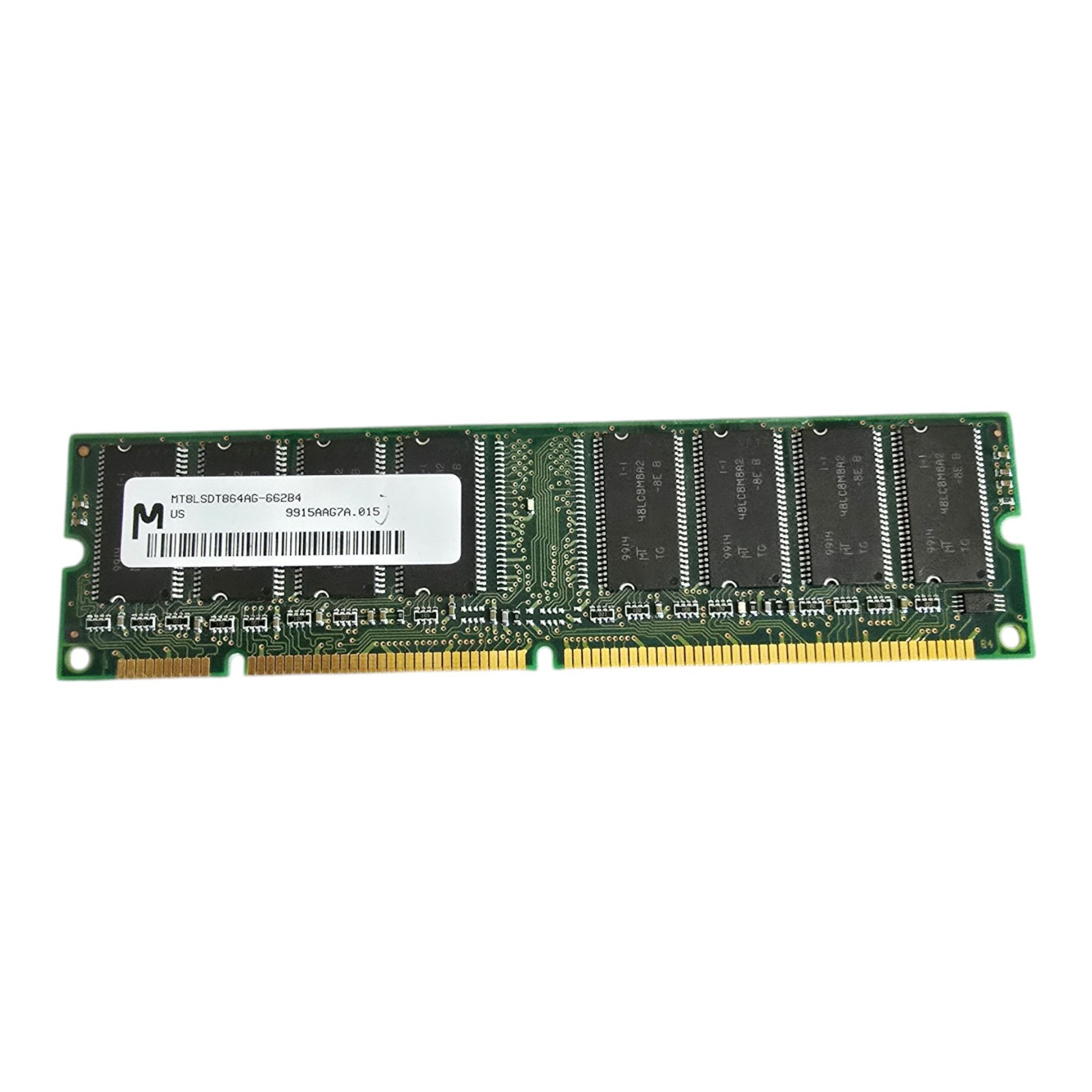 Micron 256MB PC100 SDRAM MT8LSDT864AG-662B4 RAM Micron 256MB PC100 SDRAM MT8LSDT864AG-662B4 RAM