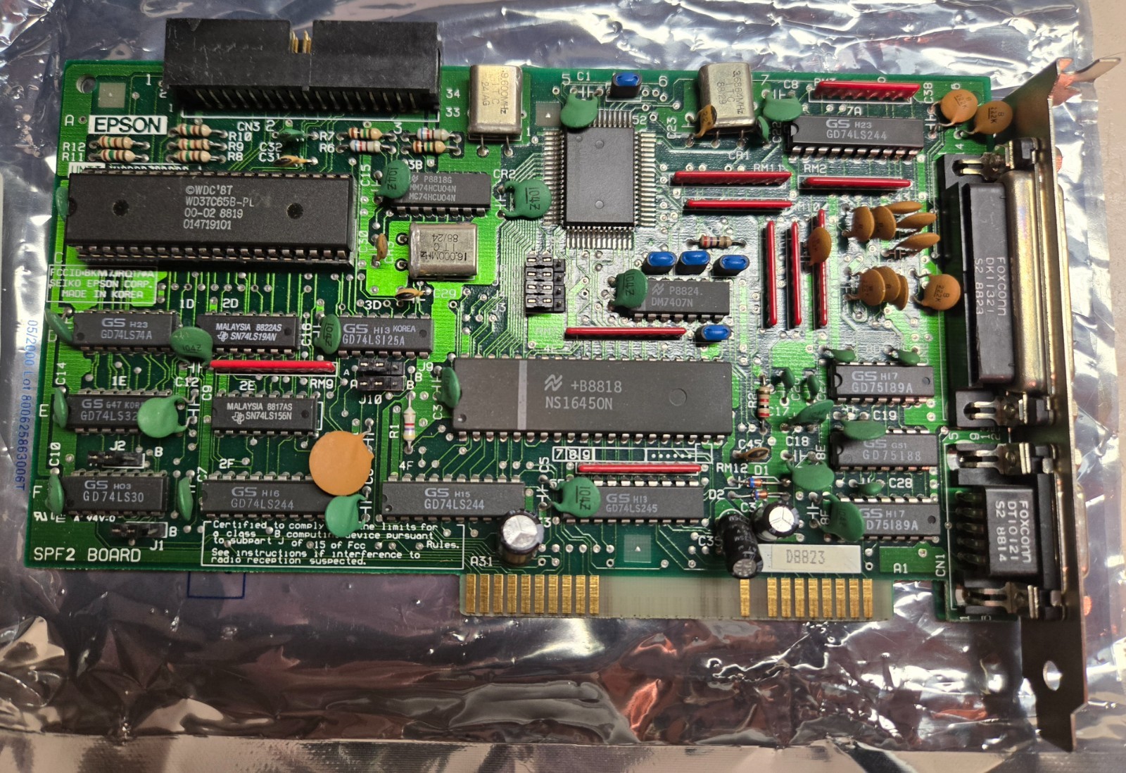 Epson SPF2 Vintage 8-Bit Computer Board Epson SPF2 Vintage 8-Bit Computer Board