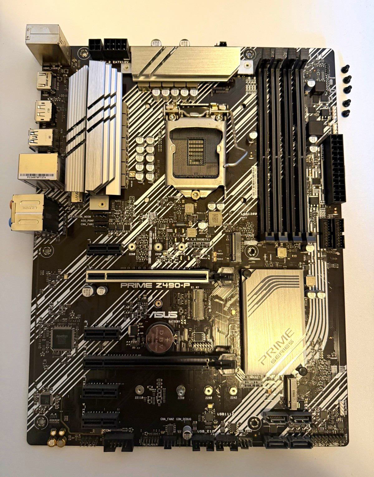 ASUS PRIME Z490-P ATX Intel LGA1200 DDR4 SDRAM 4-DIMM M.2 PCIe HDMI/DP ASUS PRIME Z490-P ATX Intel LGA1200 DDR4 SDRAM 4-DIMM M.2 PCIe HDMI/DP