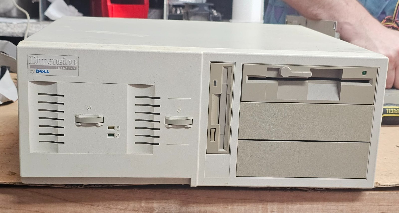 Very Early Rare Retro Vintage Dell Dimension 486SX/25 Computer Power/Posts Clean Very Early Rare Retro Vintage Dell Dimension 486SX/25 Computer Power/Posts Clean